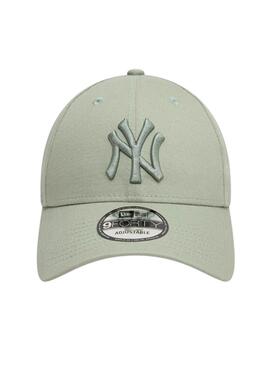 Gorra New Era Yankees verde para mujer