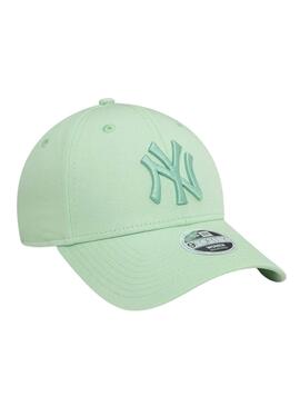 Gorra New Era NOS league verde menta para mujer