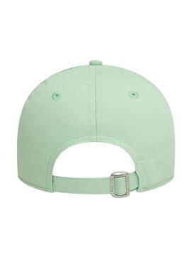 Gorra New Era NOS league verde menta para mujer