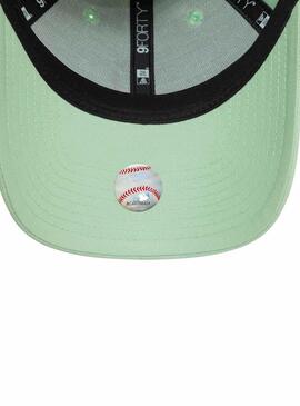 Gorra New Era NOS league verde menta para mujer