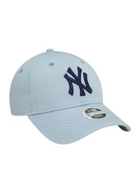 Gorra New Era Metallic Logo azul para mujer