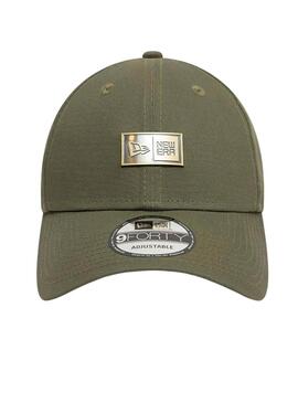 Gorra New Era Badge verde para hombre