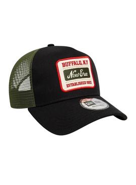 Gorra New Era Trucker Patch negro para hombre