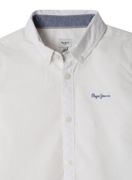 Camisa Pepe Jeans Camdem blanco para niño