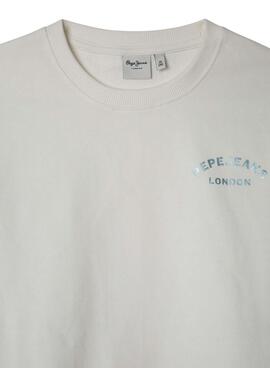 Sudadera Pepe Jeans Jade blanco para niña