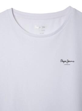 Camiseta Pepe Jeans Bloomy blanco para niña