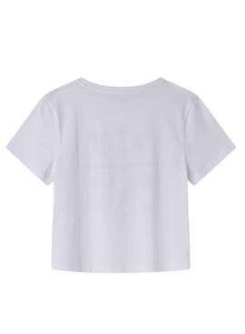 Camiseta Pepe Jeans Cyndi blanco para niña