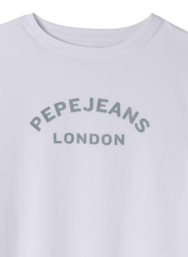 Camiseta Pepe Jeans Zoe blanco para niña