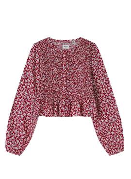 Blusa Pepe Jeans Harriet rojo para niña