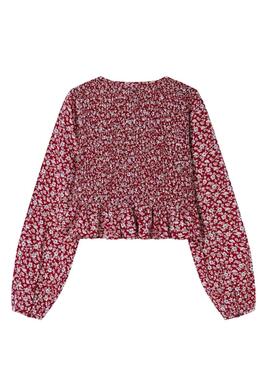 Blusa Pepe Jeans Harriet rojo para niña