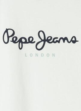 Camiseta Pepe Jeans New Art blanco para niño