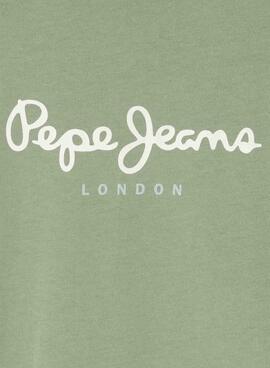 Camiseta Pepe Jeans New Art verde para niño