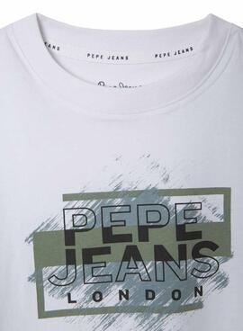 Camiseta Pepe Jeans Jones blanco para niño