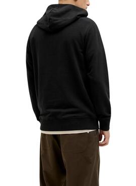 Sudadera Jack and Jones Palm negro para hombre