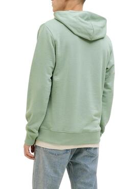 Sudadera Jack and Jones Palm verde para hombre