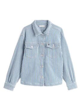 DENIM OVERSHIRT STRIPE Stripe