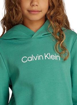 Sudadera Calvin Klein Institutional Logo verde