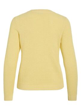 Jersey Vila Dalo amarillo para mujer