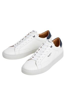 Zapatillas Pepe Jeans Joe Basic blanco para hombre