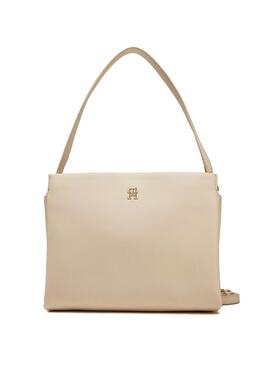 Bolso Tommy Hilfiger Legacy Med beige para mujer