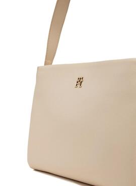 Bolso Tommy Hilfiger Legacy Med beige para mujer