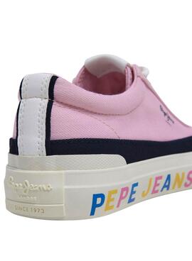 Zapatillas Pepe Jeans Ben rosa para niña