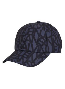 Gorra Calvin Klein Monologo azul marino para niña