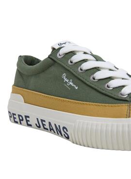 Zapatillas Pepe Jeans Ben verde para niño