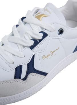 Zapatillas Pepe Jeans Ball Retro blanco para niño