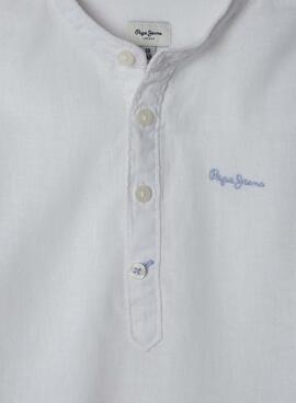 Polera Pepe Jeans Chamber blanco para niño