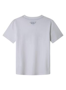 Camiseta Pepe Jeans Dalon blanco para niño