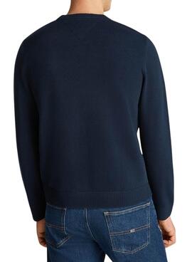 Jersey Tommy Jeans Linear marino para hombre