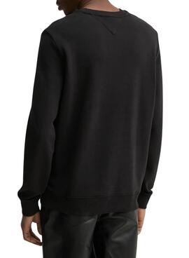 Sudadera Tommy Jeans Reg Entry negro para hombre