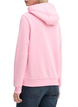 Sudadera Tommy Jeans Ess Logo rosa para mujer