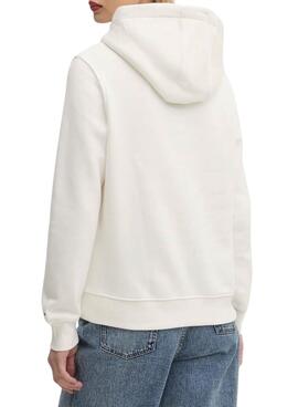 Sudadera Tommy Jeans Ess Logo blanco para mujer