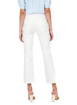 Pantalón vaquero Only Kenya blanco para mujer