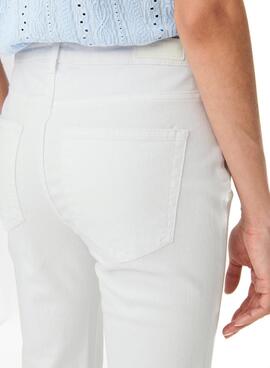 Pantalón vaquero Only Kenya blanco para mujer