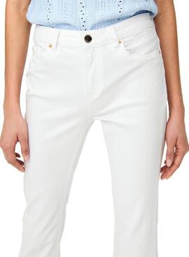 Pantalón vaquero Only Kenya blanco para mujer