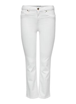 Pantalón vaquero Only Kenya blanco para mujer