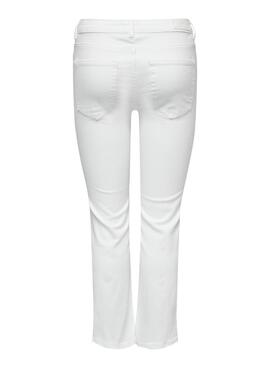 Pantalón vaquero Only Kenya blanco para mujer