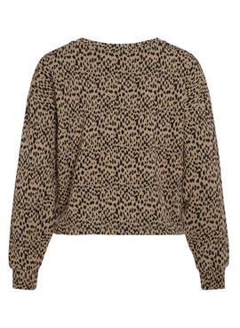 Blusa Vila Nerea marrón para mujer