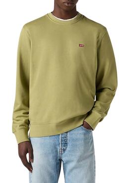 Sudadera Levis Original Housemark verde para hombre