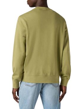 Sudadera Levis Original Housemark verde para hombre