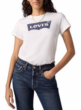 Camiseta Levis Perfect blanca para mujer