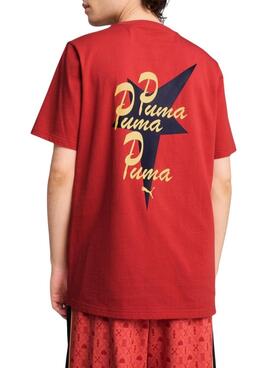 Camiseta Puma Road To Unity rojo para hombre