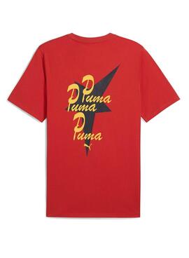 Camiseta Puma Road To Unity rojo para hombre