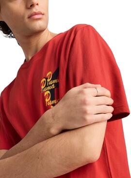 Camiseta Puma Road To Unity rojo para hombre