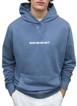 Sudadera Ecoalf Barca azul para hombre