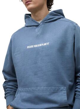 Sudadera Ecoalf Barca azul para hombre