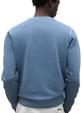 Sudadera Ecoalf Bardera azul para hombre